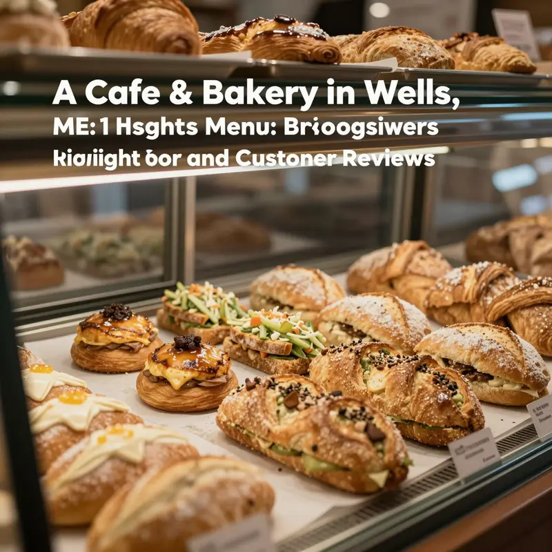 The exterior of A Cafe & Bakery at 2178 Post Rd in Wells, ME showcasing its inviting presence.