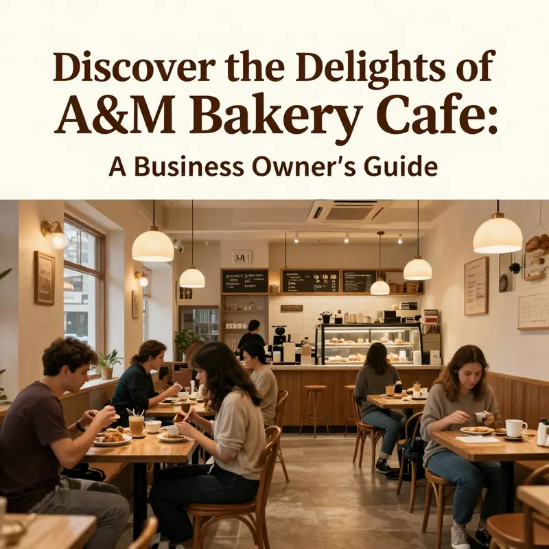 A mouth-watering array of A&M Bakery Cafe’s signature baked goods, showcasing their quality and variety.