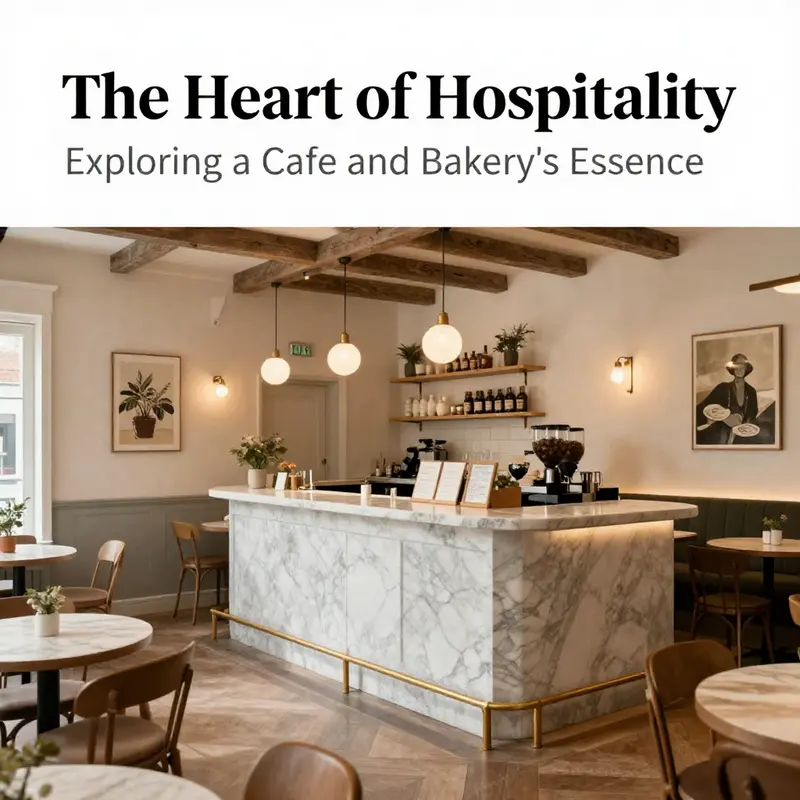 A vibrant cafe scene illustrating the lively customer experience within a bakery environment.