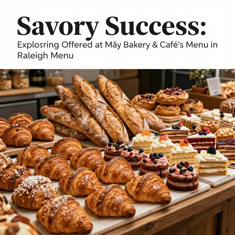 An enticing assortment of baked goods at Mây Bakery & Café, showcasing the artistry and care in their preparation.