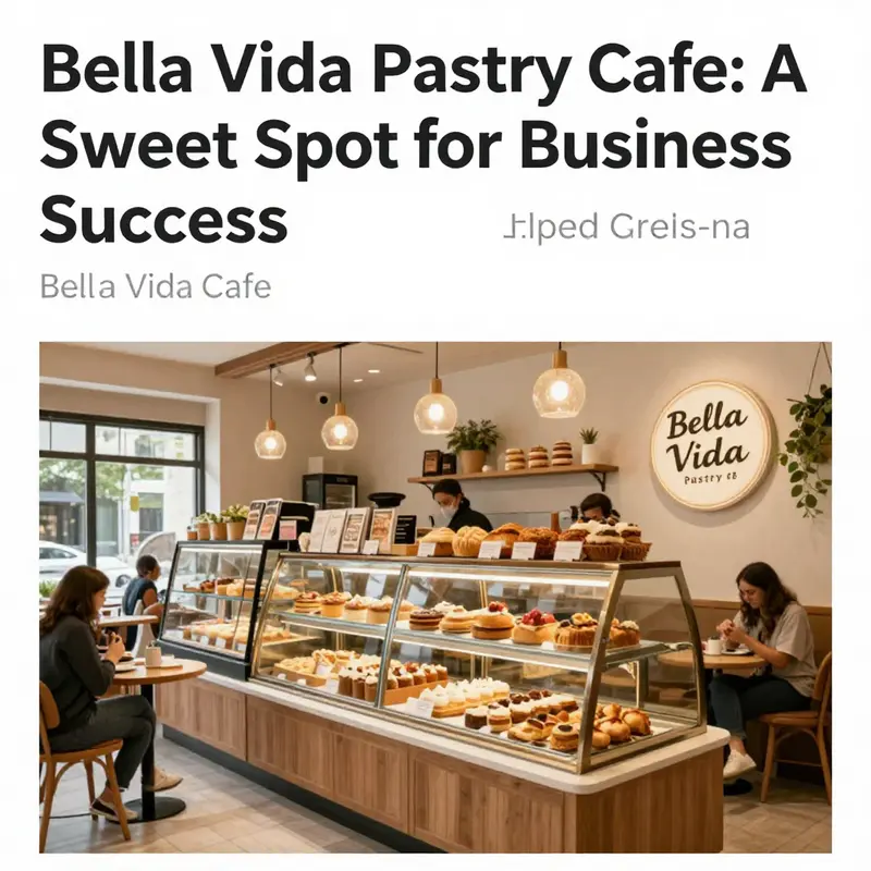 Patrons sitting inside Bella Vida Pastry Cafe, surrounded by delicious pastries and a warm ambiance.