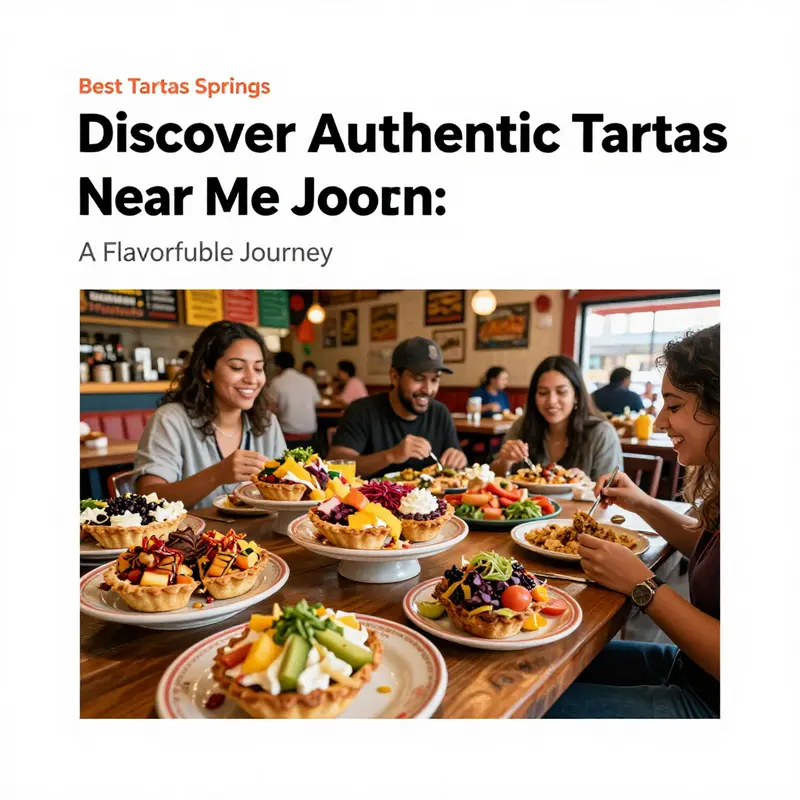 A colorful array of tartas served at a popular Colorado Springs restaurant, illustrating the local favorites.