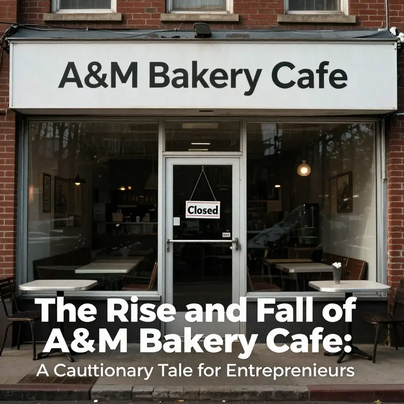 The shuttered A&M Bakery Cafe highlights the end of a cherished community gathering spot.