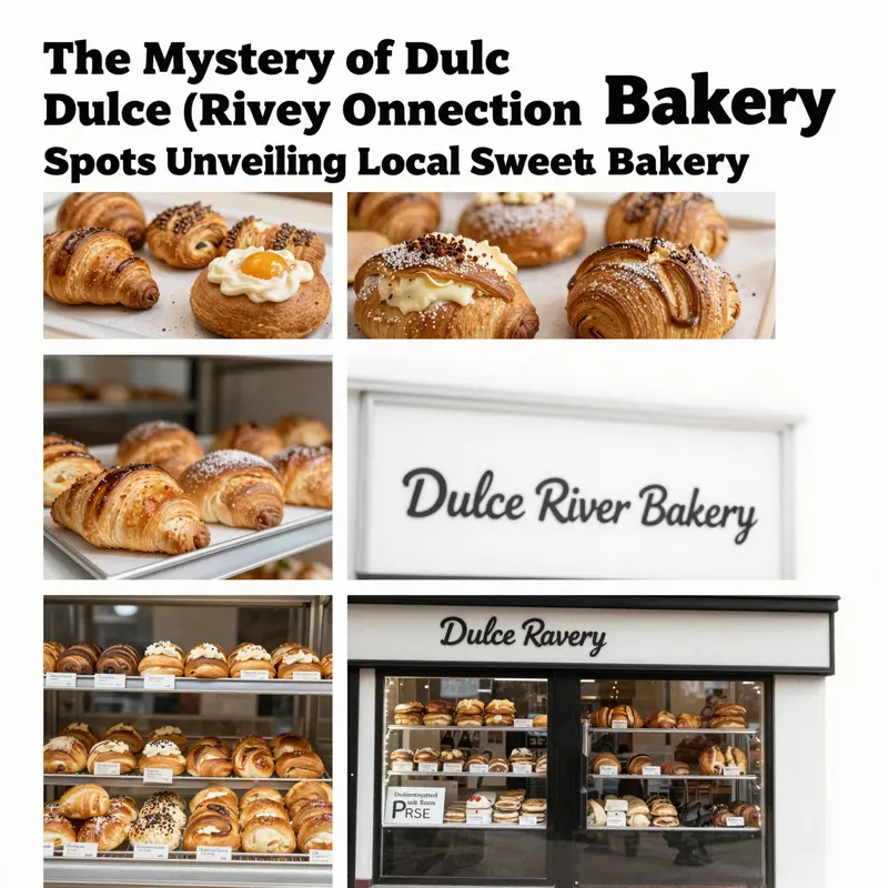 A collage displaying the offerings from different local bakeries, capturing the variety and vibrancy of the baking community.