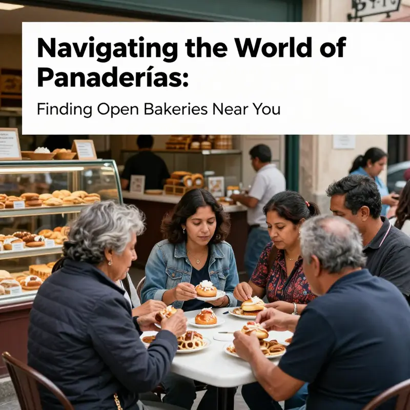 Modern technology enables easy access to locate panaderías in your area.
