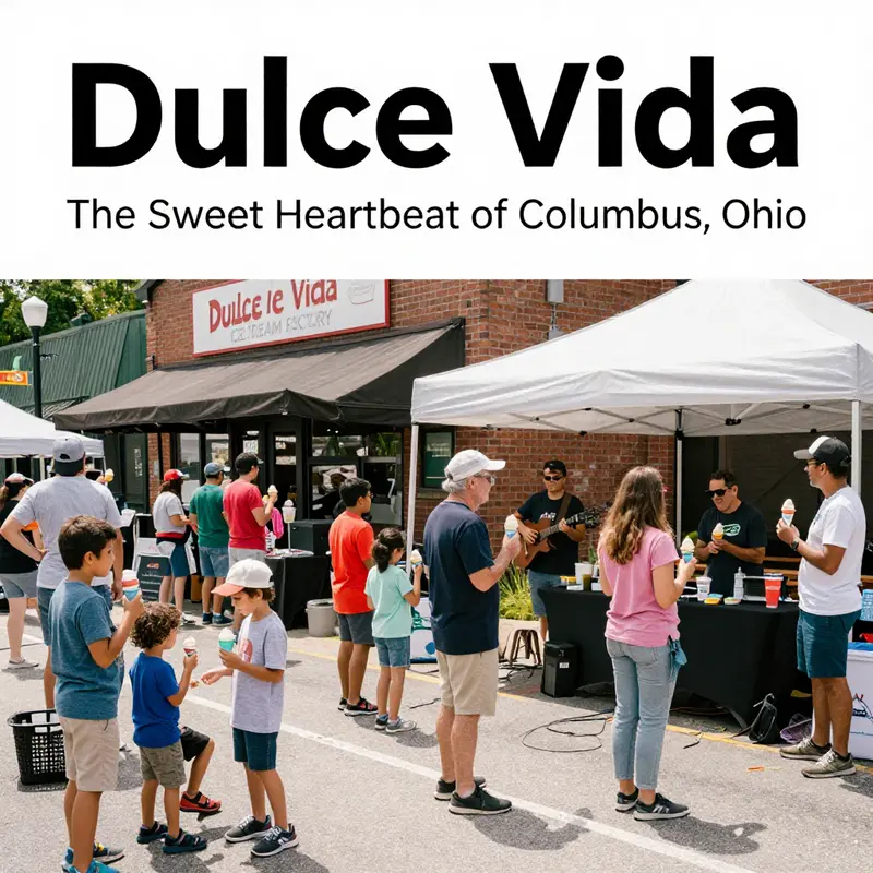 Dulce Vida Ice Cream Factory: A culinary gem attracting ice cream lovers in Columbus, Ohio.