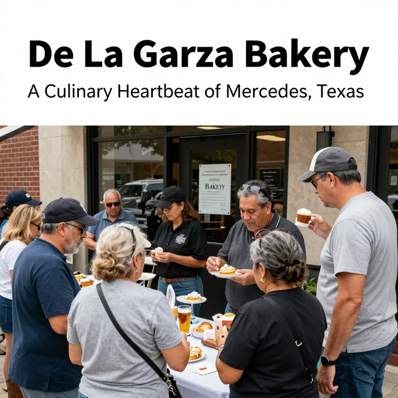 The inviting atmosphere at De La Garza Bakery, complete with a variety of freshly baked goods.