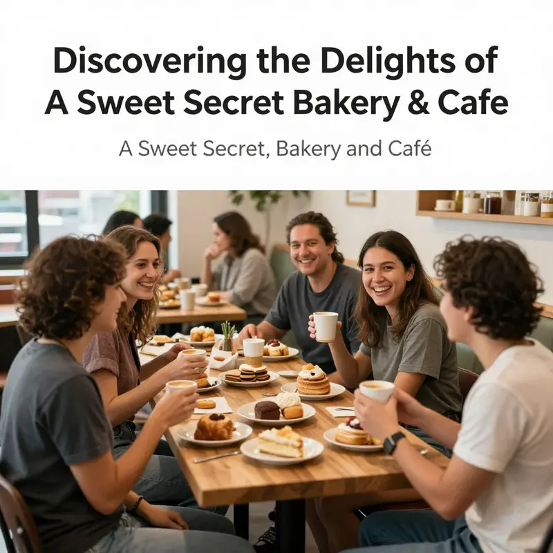 A feast for the senses showcasing the delectable offerings at A Sweet Secret Bakery & Cafe.