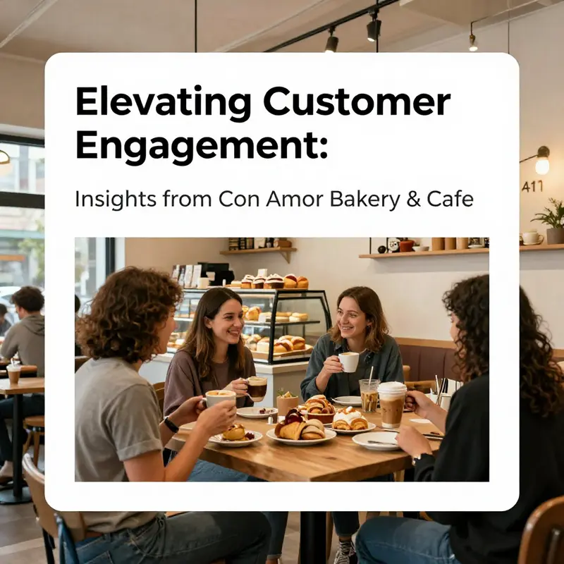 Customers enjoying their time at Con Amor Bakery & Cafe, reflecting the warm atmosphere and community spirit.