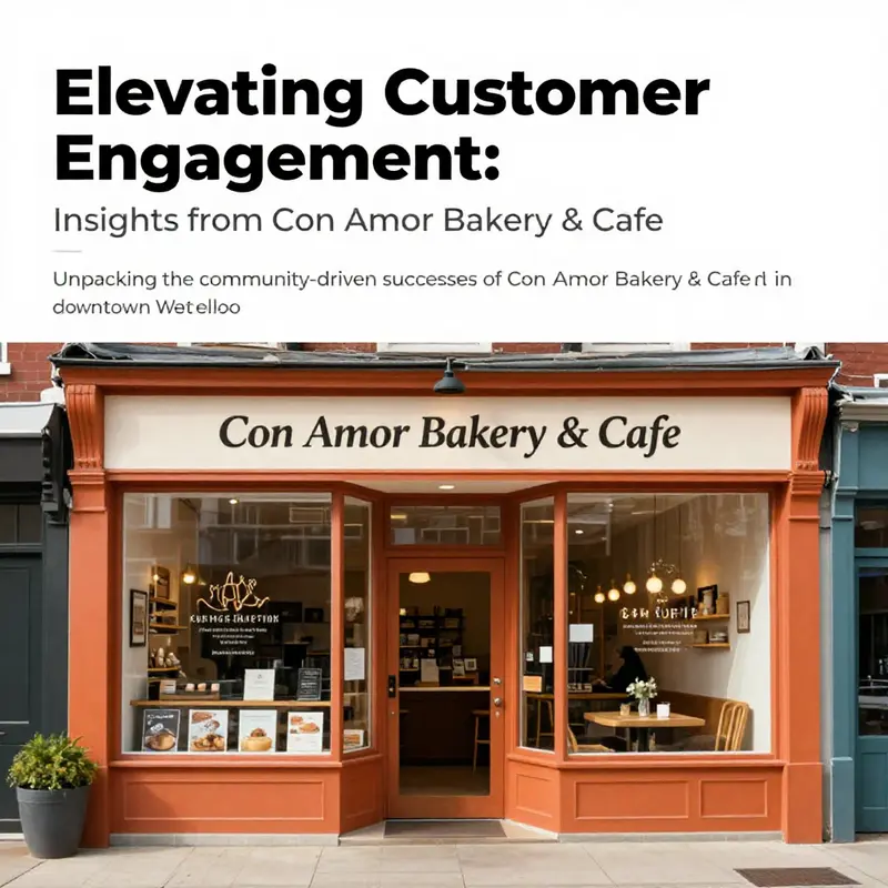 Exterior view of Con Amor Bakery & Cafe, highlighting its welcoming entrance and ambiance that draws customers in.