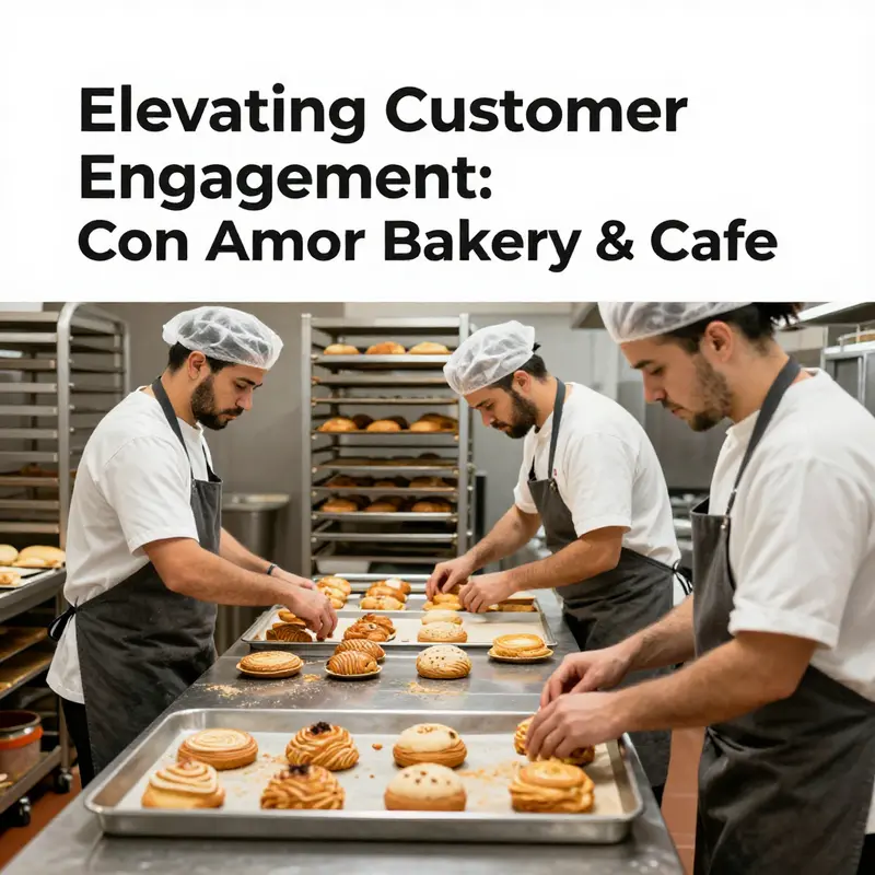 Customers enjoying their time at Con Amor Bakery & Cafe, reflecting the warm atmosphere and community spirit.