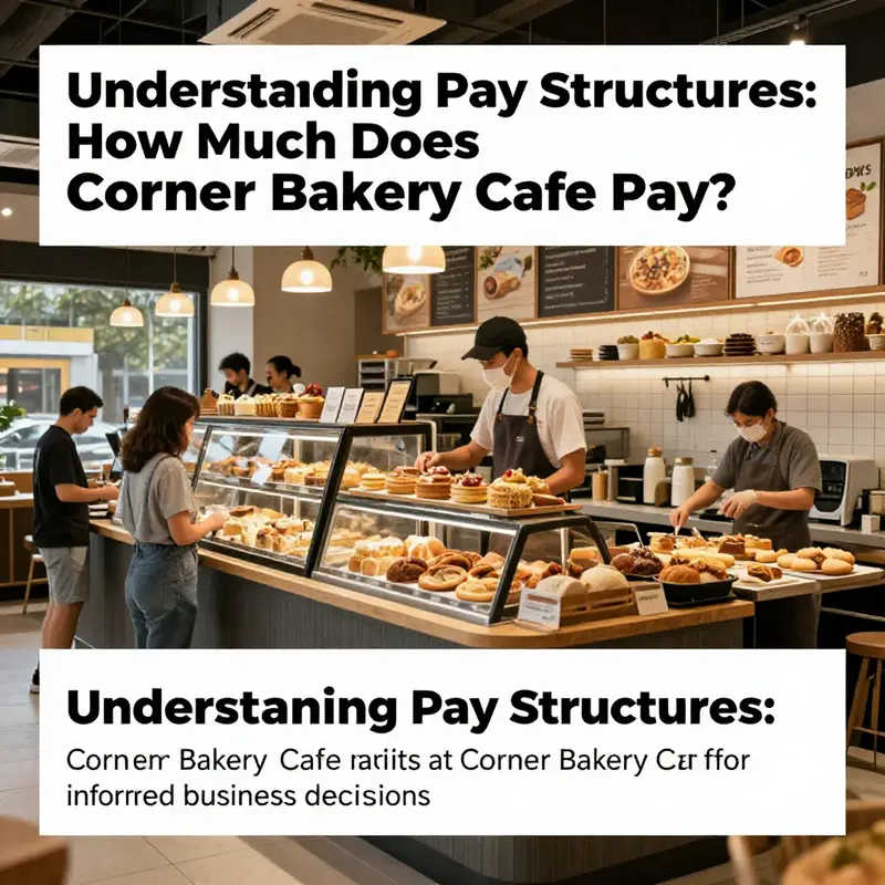 Employees working in Corner Bakery Cafe, interacting with customers and creating food in a lively environment.