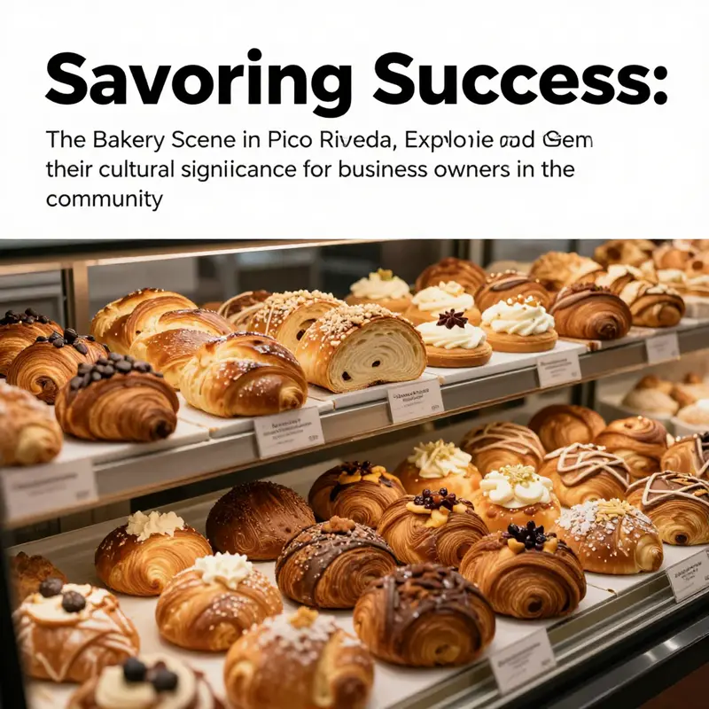 A colorful display of assorted pastries and bread from bakeries in Pico Rivera, showcasing local baking craftsmanship.
