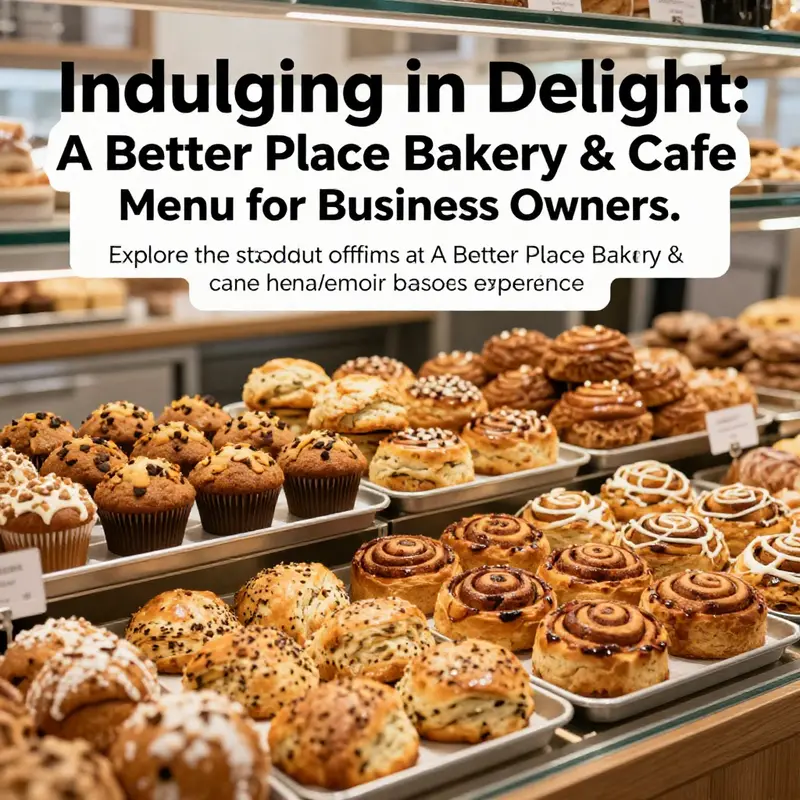 A bakery display featuring muffins, scones, and cinnamon rolls in an inviting environment.