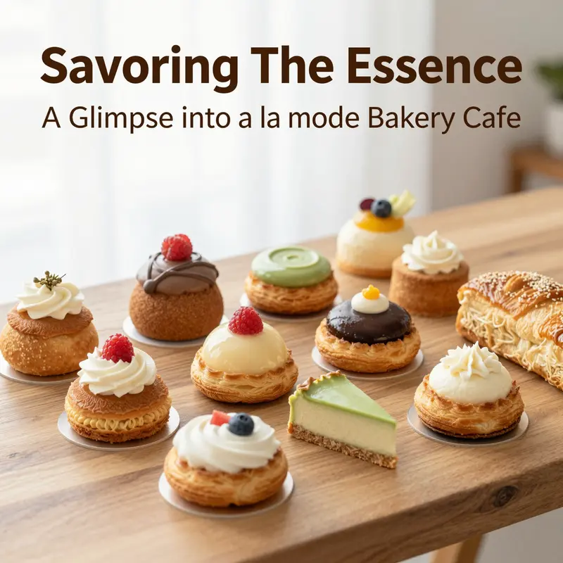 Patrons savoring the delights of a la mode Bakery Cafe, highlighting its role in the community.