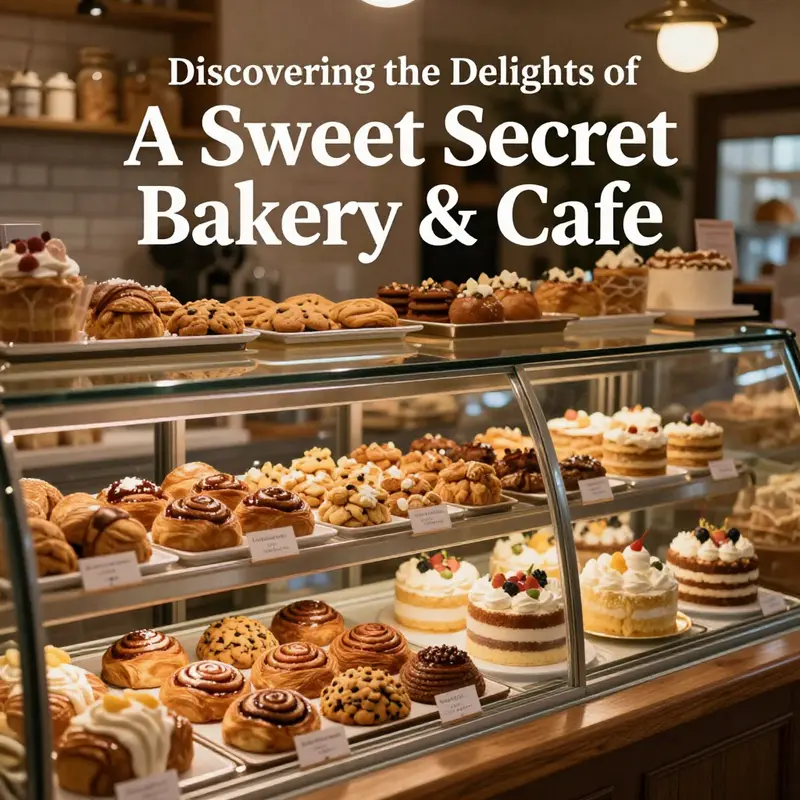 A feast for the senses showcasing the delectable offerings at A Sweet Secret Bakery & Cafe.