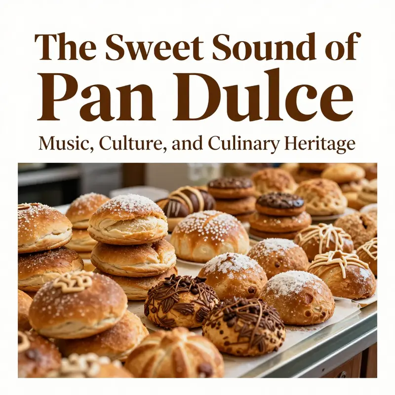 Musicians celebrate cultural heritage with lively performances and traditional pan dulce.