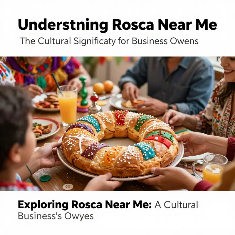 Celebration of Rosca de Reyes showcasing community spirit and cultural importance.