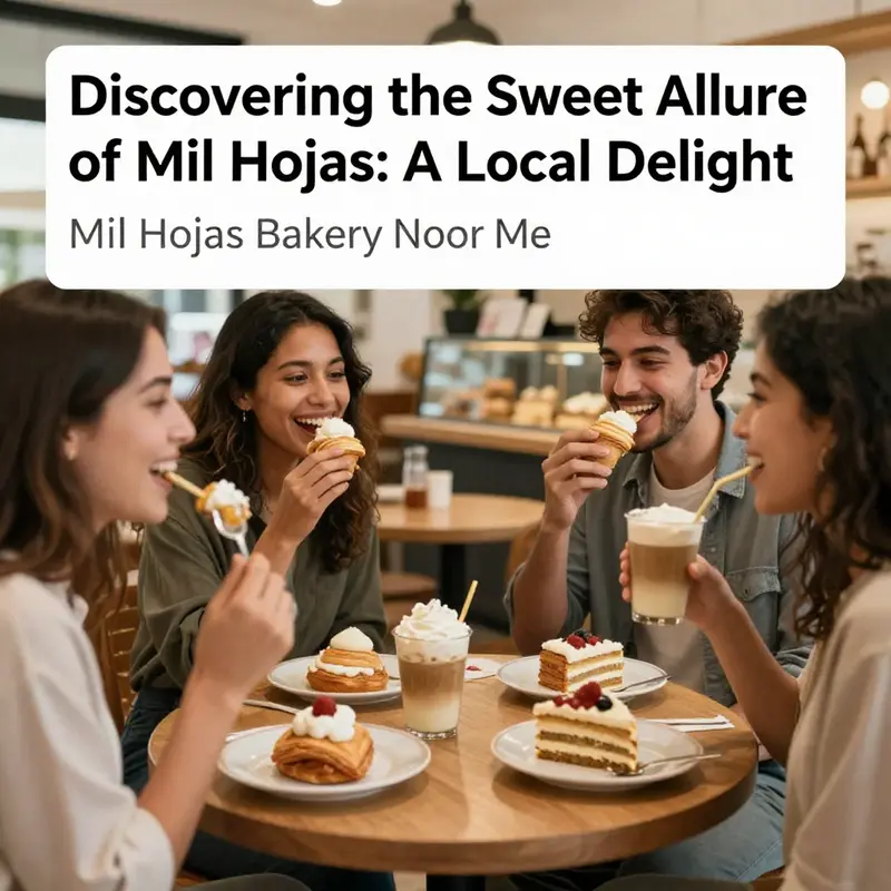 The charming facade of Mil Hojas Bakery, where local customers flock for their favorite pastries.