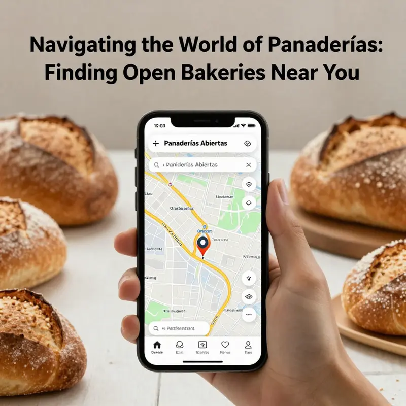 Modern technology enables easy access to locate panaderías in your area.