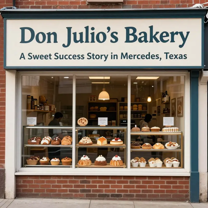 The welcoming entrance of Don Julio’s Bakery greets local patrons and visitors alike.