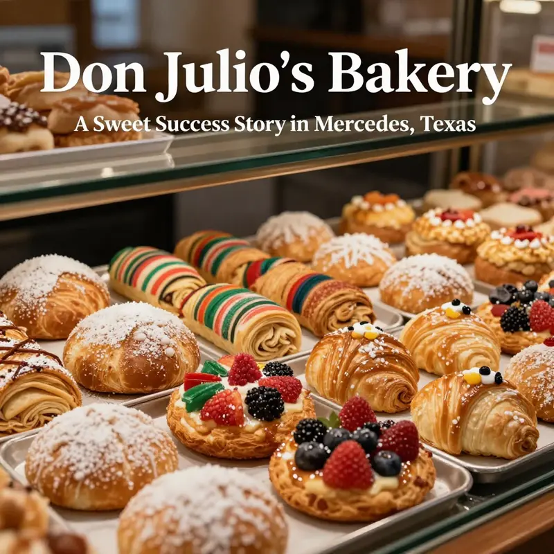 The welcoming entrance of Don Julio’s Bakery greets local patrons and visitors alike.