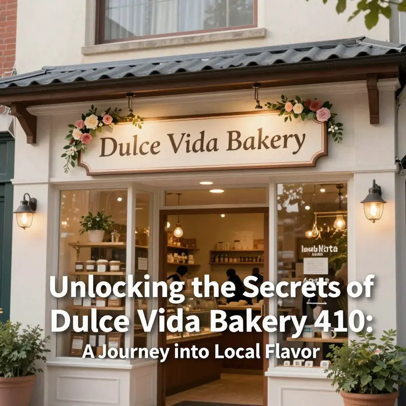 The cozy storefront of an elusive bakery reflects the warmth of local business.