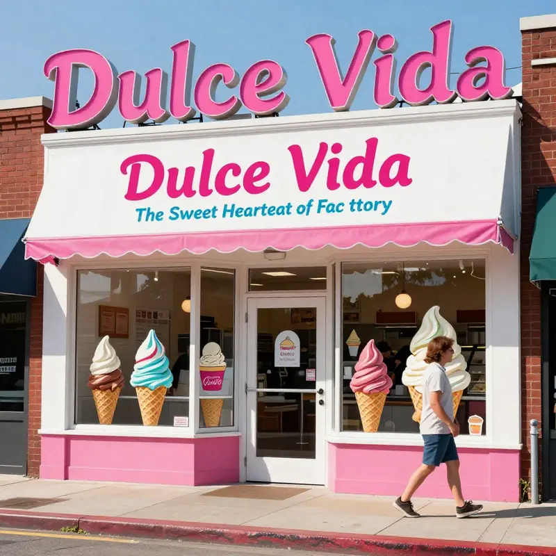 Dulce Vida Ice Cream Factory: A culinary gem attracting ice cream lovers in Columbus, Ohio.