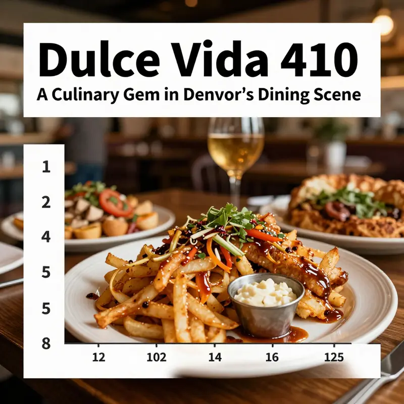 The inviting exterior of Dulce Vida 410, a key player in Denver’s dining scene.