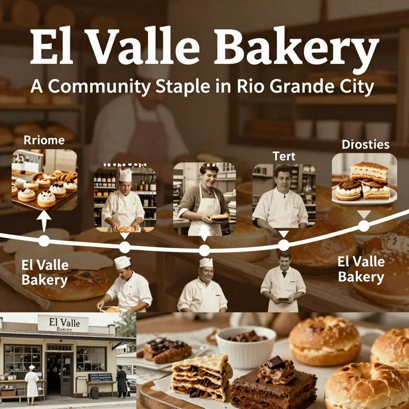 Customers enjoying their time at El Valle Bakery, illustrating its significance in the local community.