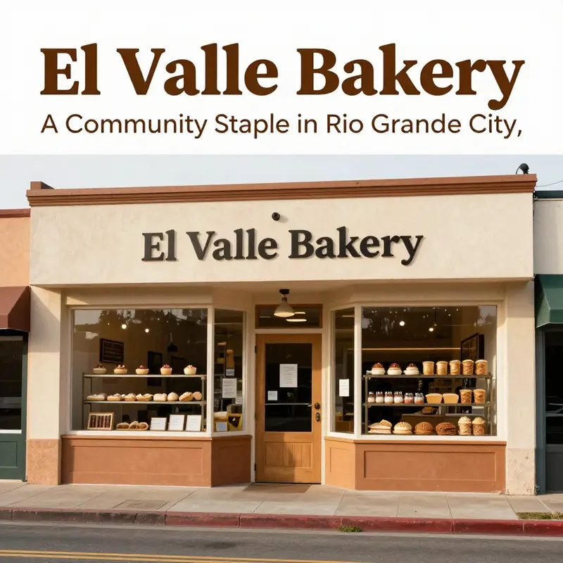 A welcoming view of El Valle Bakery's exterior, with vibrant colors that signify a friendly atmosphere.