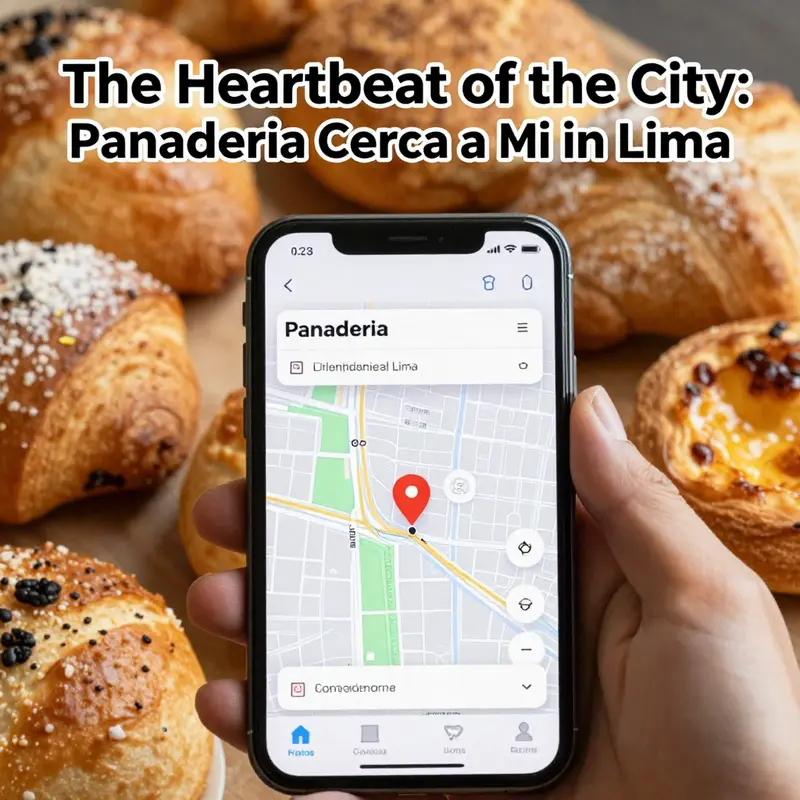 A popular panaderia in Lima filled with fresh goods and happy customers enjoying the local flavors.