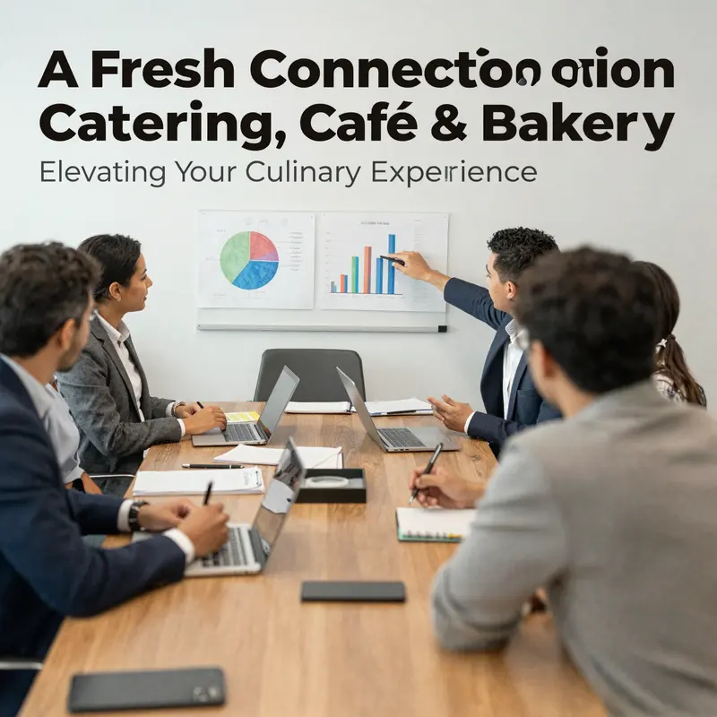 A wide selection of baked goods and catering options showcasing the variety available at A Fresh Connection.