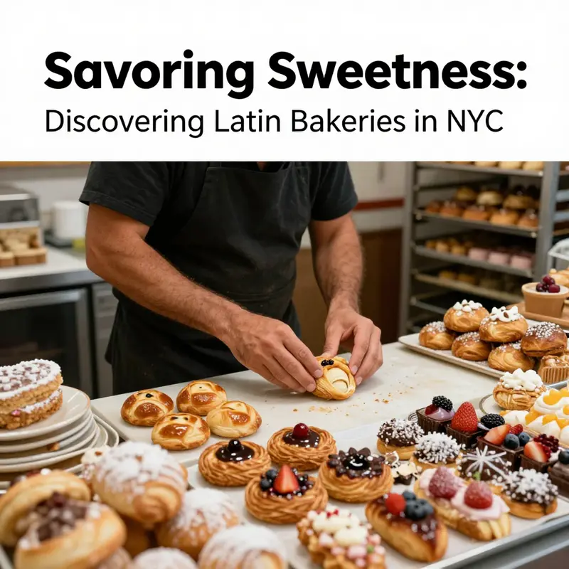Exterior view of Tres Leches Cafe in Harlem, a favorite spot for Latin desserts.