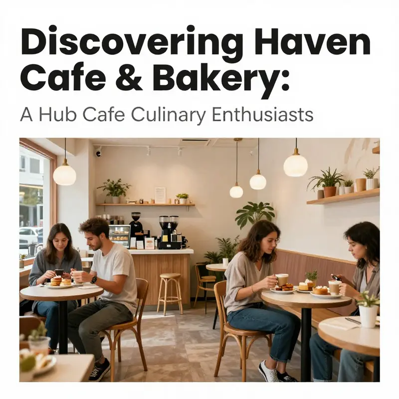 A cozy café interior with customers enjoying their food in a warm, inviting space filled with decorations.