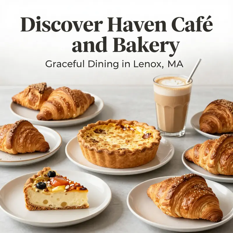 Delicious breakfast offerings at Haven Café and Bakery, showcasing a blend of flavors in a cozy dining space.