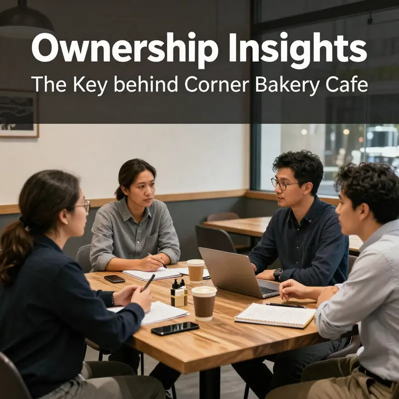 An organizational overview showcasing the ownership structure of Corner Bakery Cafe under Inspired Brands, Inc.