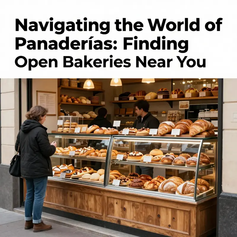 A local bakery filled with fresh baked goods and patrons enjoying their experience.