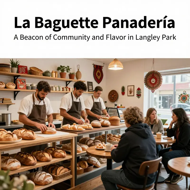 La Baguette Panadería stands as a welcoming community hub, inviting locals and visitors alike to enjoy its offerings.