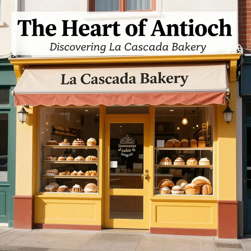 A photo of La Cascada Bakery's exterior showcasing its welcoming atmosphere and design.
