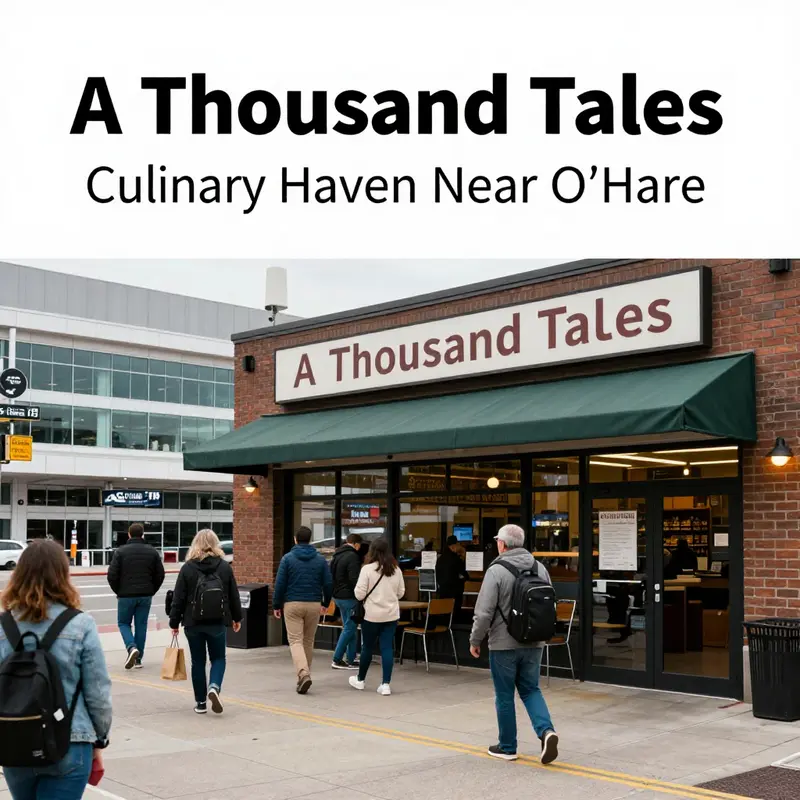 A vibrant array of Mediterranean dishes and baked goods emphasizes the culinary diversity at A Thousand Tales.