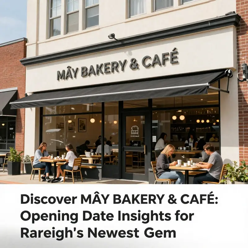MÂY BAKERY & CAFÉ features a modern exterior that invites visitors in for delightful bakes and brews.