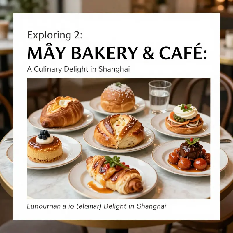 The charming exterior of MÂY BAKERY & CAFÉ, welcoming visitors with its warm ambiance.