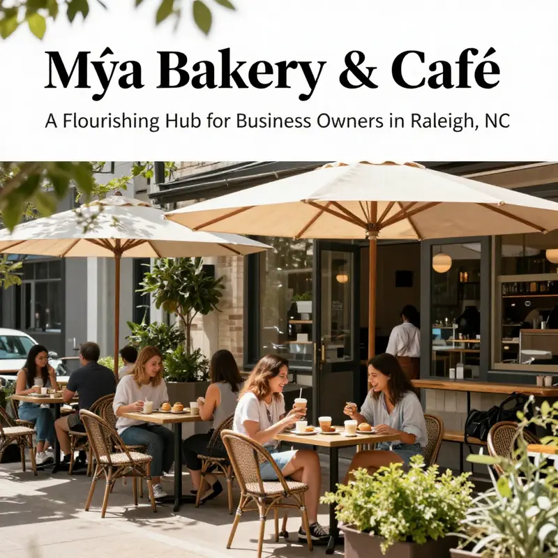 Mây Bakery & Café’s inviting exterior encourages customers to enjoy their experience outdoors.
