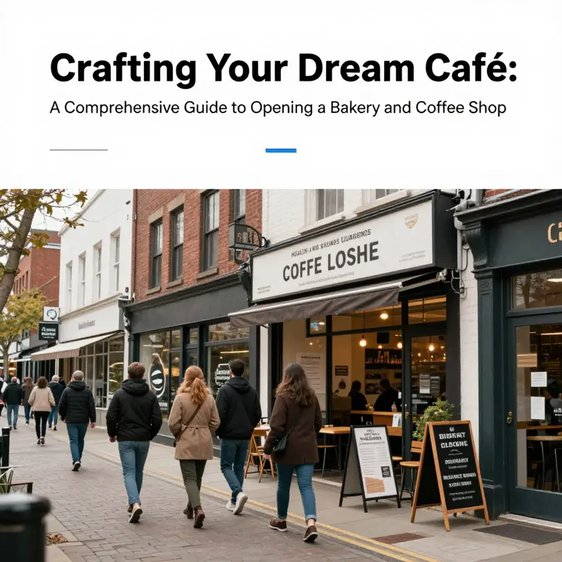 An inviting café showcasing the balance between a bakery and coffee shop atmosphere.