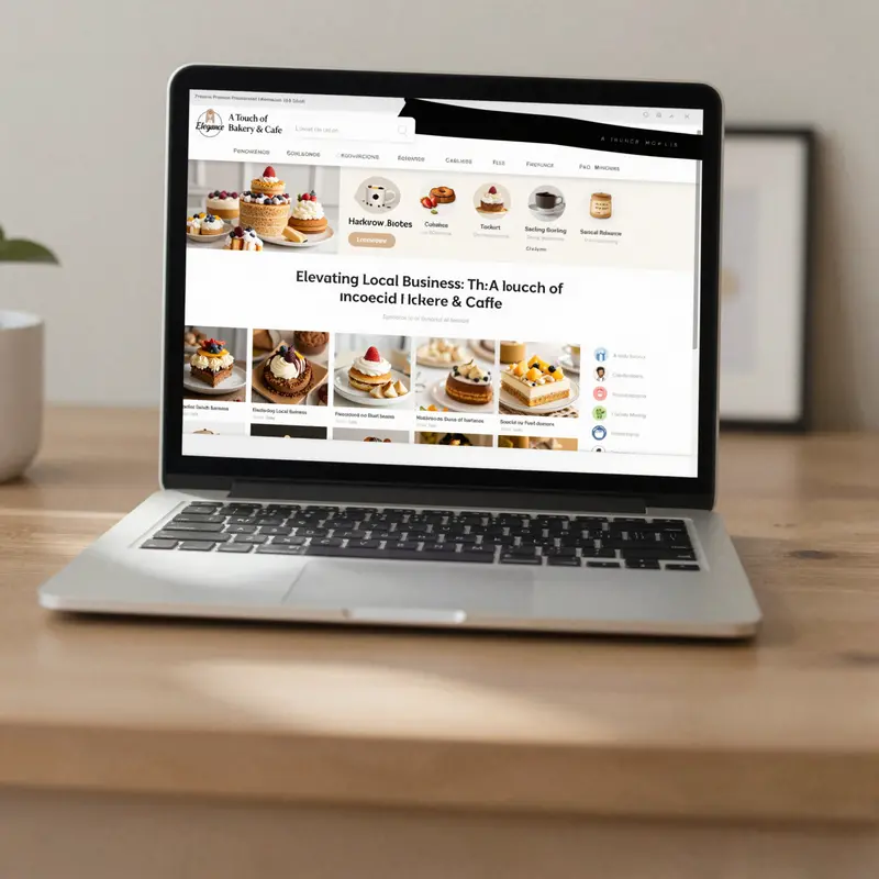 A diverse selection of pastries and sandwiches highlights A Touch of Elegance’s menu offerings.