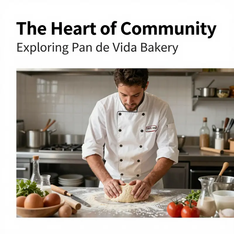 A vibrant display of fresh baked goods and tacos awaits at the Pan de Vida Bakery locations.