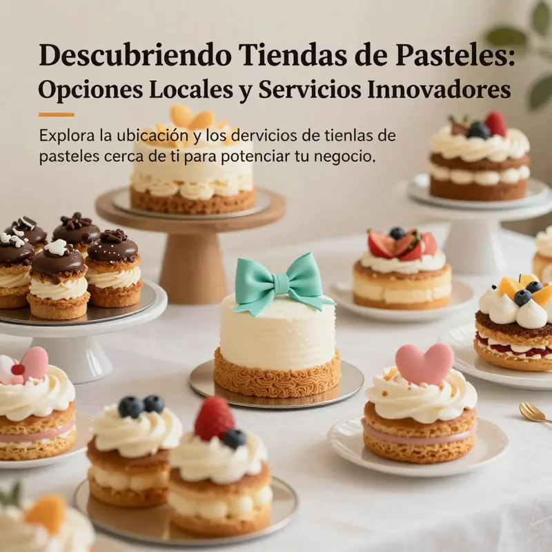 Mesa llena de coloridos pasteles y tartas, mostrando la diversidad en la repostería.