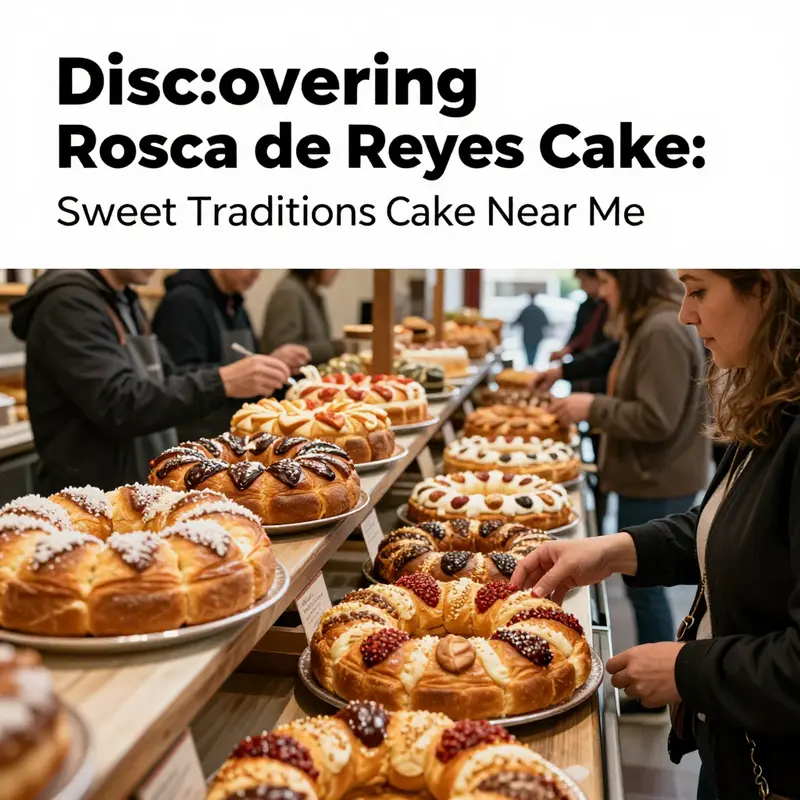 A vibrant showcase of Rosca de Reyes cakes from top bakeries, highlighting their individual styles.