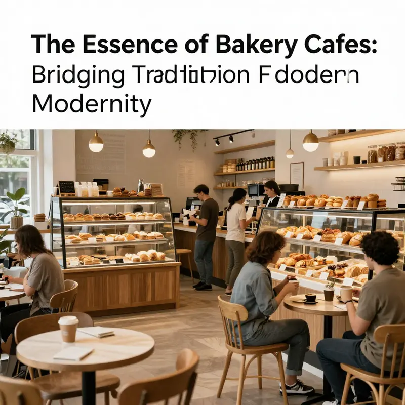 The bustling environment of a bakery cafe where community and quality converge.
